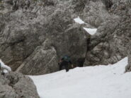 Il salto di roccia da aggirare