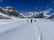 Sul ghiacciaio, ben percorribile