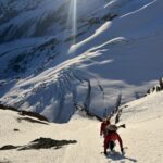 Primo pendio di salita, background interessante