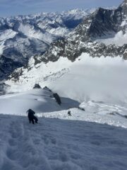 In salita verso la cima