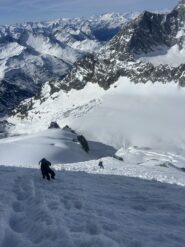 In salita verso la cima