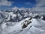 vallone di discesa dalla cima