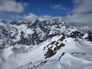 vallone di discesa dalla cima