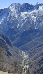 Sguardo verso Pontboset dalla chiesetta 