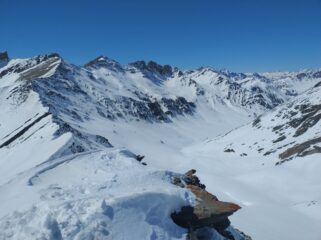 vallone Chabriere visto da Testa dell'Autaret