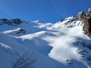 vista verso il colle dalle fine della gorgia