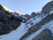 Vallone delle Saline con i primi nevai.