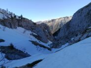 Gola delle Saline da sopra.