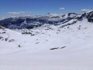 Discesa verso Piaggiabella e Passo delle Mastrelle.