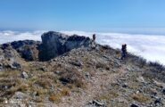 dove la cresta rocciosa finisce