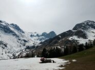 Partenza dal rifugio 
