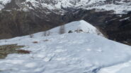 la dorsale Nord verso il Belvedere