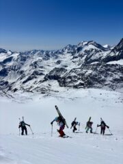 Giorno 2 - Pendio di accesso al Colle della Piccola Ciamarella
