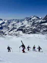 Giorno 2 - Pendio di accesso al Colle della Piccola Ciamarella