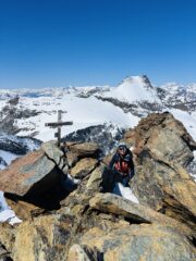 Giorno 2 - Cima della Piccola Ciamarella, la Est dell'Albaron sullo sfondo