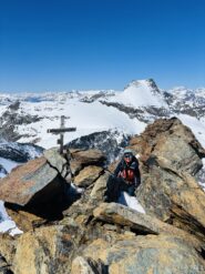 Giorno 2 - Cima della Piccola Ciamarella, la Est dell'Albaron sullo sfondo
