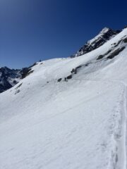 Traverso verso il bivacco del Baus