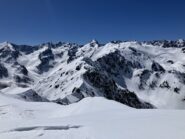 Dalla cima verso il Becco alto d'Ischiator