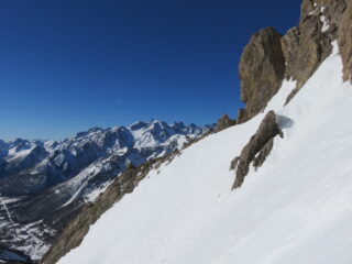Panorama sugli Ecrins dal canale