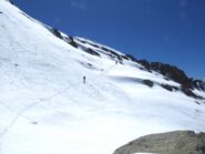 In discesa verso il Rifugio Arp.