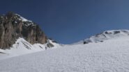 In vista del Col Sautron e del M.Viraysse a dx