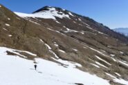 Traverso verso la cima, dietro il Merdenzone