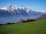Panorama dai pressi dell'Alpe Fontane.