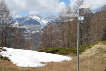 Al Col Cheneil, dove parte il sentiero 31 per il Santuario