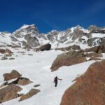 Salendo col Cervandone all'orizzonte