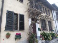 Una casa di piazzetta Vittorio Veneto, nel centro storico di Sciolze.