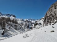 Ultimo sguardo alla cima sulla via del ritorno