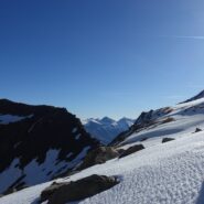 La Colletta dei Laghi dell'Albergian, vista dal pendio di salita