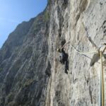 Bellissima arrampicata in placca