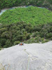 Bellissima placca di L1, lunghezza chiave della via
