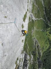 Facili tiri finali su roccia ottima