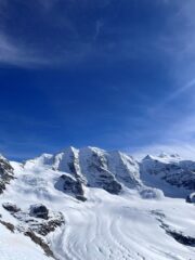 Palu' visto da Diavolezza con il bel tempo di sabato