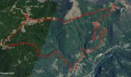 percorso in google earth