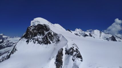 Dalla vetta il Breithorn