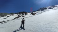 Verso il pendio-canale di sx.