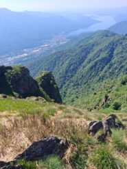 Dalla cresta Cerano vista su Gravellona
