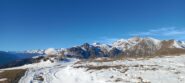 Il panorama si apre: Rocciamelone e la zona della Rocca Patanua