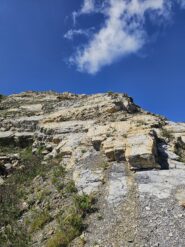 La parete vista dall'attacco