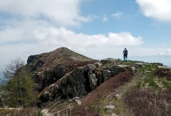 sul sentiero verso il Monte Plum