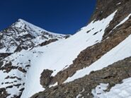 Il traverso dopo le 3 croci con il breve tratto scoperto