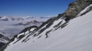 Sulla parte superiore del pendio