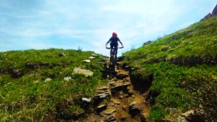 Passaggio in discesa al colletto