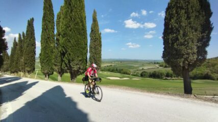 Sull'Eroica, verso Montalcino