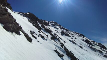 Neve ancora dura in questo tratto