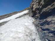 breve nevaio sotto la paretina