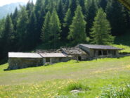 alcune baite dell'alpeggio Chiot la Sella